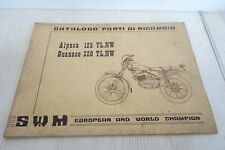 moto SWM Alpaca 125 TL.NW Guanaco 320 TL.NW catalogo parti di ricambio