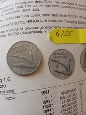moneta da 10 lire del 1955