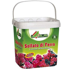 Alfe SOLFATO DI FERRO CONCIME RINVERDENTE ANTIMUSCHIO BIO MICROGRANULARE 5 kg