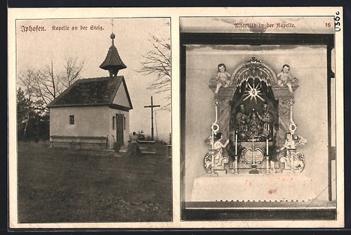 Cartolina iphofen cappella - iphofen,,