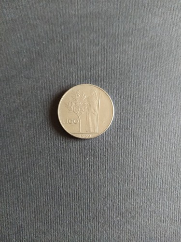Moneta italia 100 lire - italia,