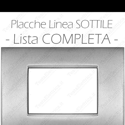 Placche compatibili bticino - placche,