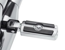 50500858 Skull teschio pedalini cromati Harley Passeggero Softail dal 2018