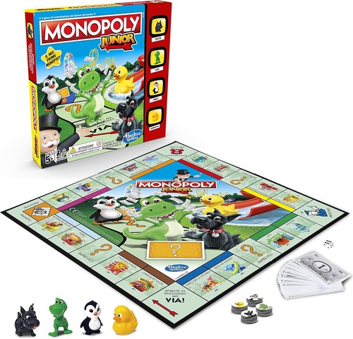 Hasbro gaming monopoly junior - gaming,
