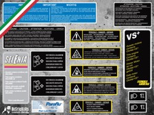 Kit Adesivi vano motore