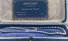 antica bellissima collana in argento 925 catenina a sfera 45 cm