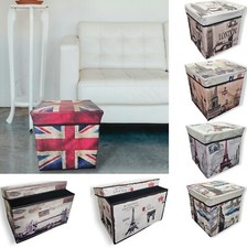 Puff pouf contenitore - pouf, quadrato