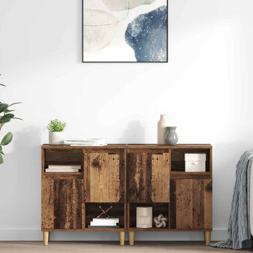 Credenza 2pz legno - legno, vecchio