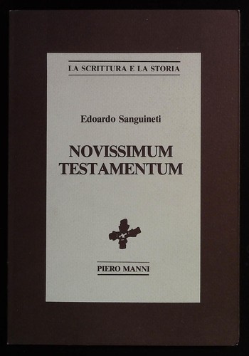 Sanguineti edoardo novissimum - sanguineti,