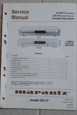MARANTZ SERVICE MANUAL CD