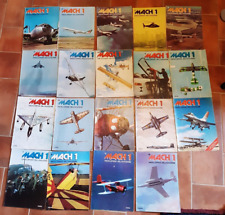 LOTTO 19 FASCICOLI MACH 1 ENCICLOPEDIA DELL'AVIAZIONE