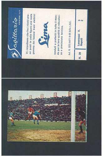 Figurina fotocalcio sagittario - figurina,