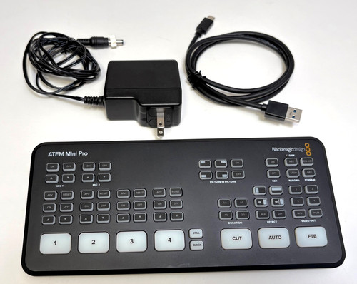 Video switcher atem mini pro - video,
