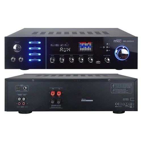 Amplificatore stereo 200w - 200w, con