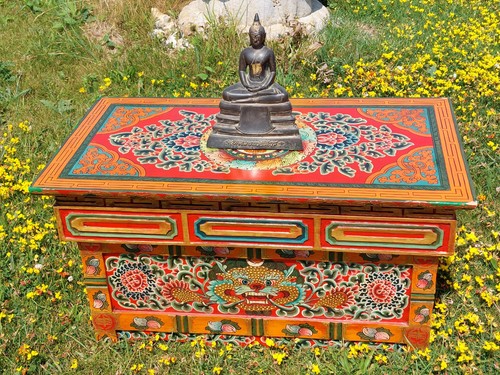 Hand carved and painted - carved, 29"