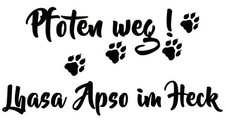LHASA APSO Adesivi Auto