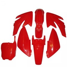 Kit Plastiche Carene Complete X Pit Bike Crf 70 4T Colore Rosso Dream Af Ncx Lem