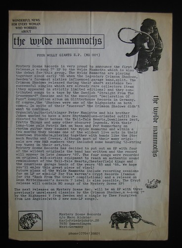 The wylde mammoths - wylde, swedish