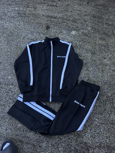 Palm angels black tracksuit - black,