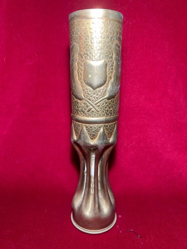 Ww1 trench art bossolo prima - art,