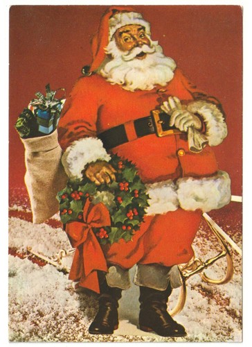 Babbo natale slitta - natale,