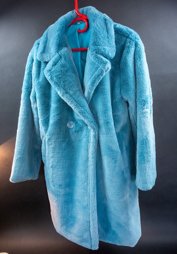 Cappotto donna azzurro