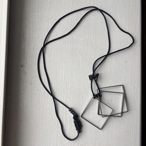 Collana con ciondolo corda - ciondolo, in