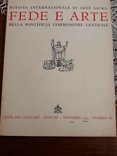 fede e arte rivista internazionale di arte sacra novembre 1955 n.XI