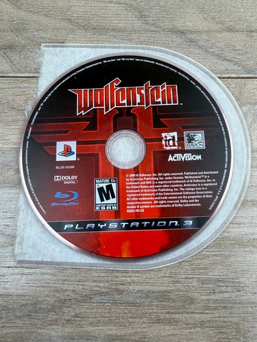 Wolfenstein playstation ps3 - playstation,