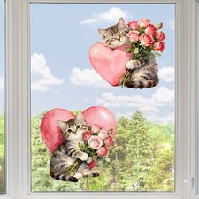 Finestra cuore gatto per