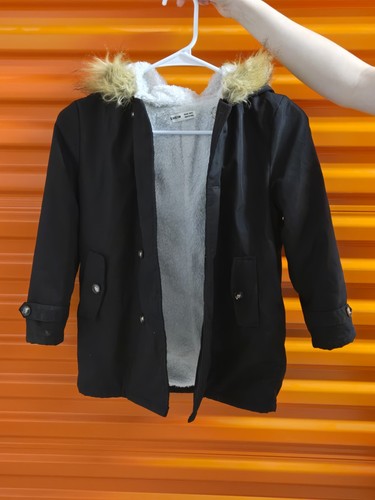 Parka shein nero fodera in - parka,