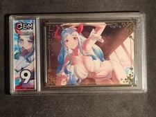 YAMATO - ONE PIECE - SEXY WAIFU - GOLD METAL CARD - GRADED CARD 9 - NO PSA BGS