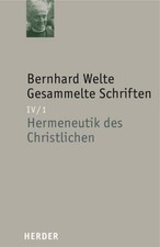 Bernhard Welte Gesammelte