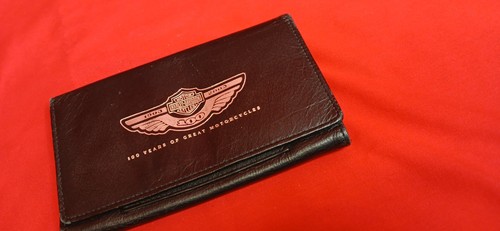 Portafoglio tri fold harley - portafoglio,