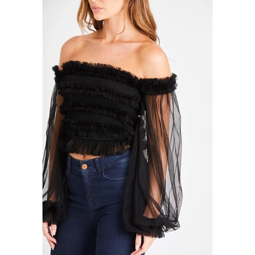 Top blach maglia trasparente - blach,
