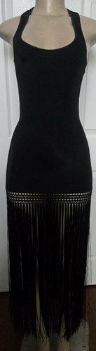 Abito slip estivo maxi frange - abito,