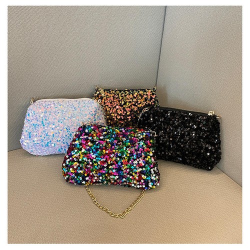 Borsa tracolla paillettes - borsa, a