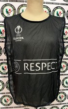 PETTORINA UEFA EUROPA LEAGUE MATCH WORN SHIRT ROMA MAGLIA CALCIO FOOTBALL SOCCER