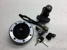 BLOCCHETTO CHIAVI ACCENSIONE + TAPPO BENZINA E SERRATURE KAWASAKI GPZ S 500 1988