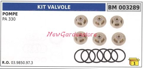 Kit valvola universale - valvola,