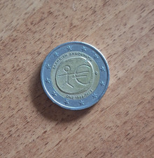 Moneta da 2 euro GRECIA con omino stilizzato ONE 1999-2009 RARA