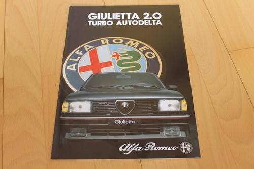 Prospetto depliant alfa romeo - prospetto,