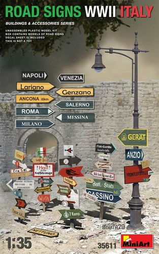Road signs wwii italy cartelli - signs,