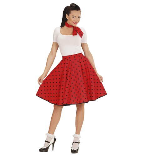 Gonna foulard a pois anni - gonna, &