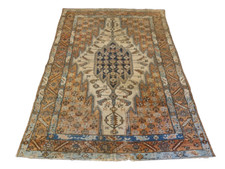 Antico tappeto persiano finemente annodato a mano Bachtiar 190x135 cm