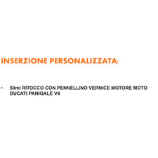 Vernice Motore Moto DUCATI PANIGALE V4 | Ritocco con pennellino da 50ml