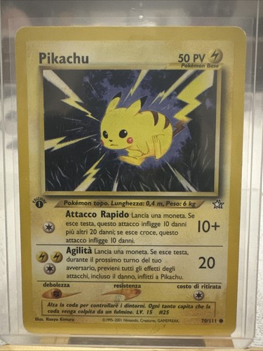 Pikachu edizione fossil prima - fossil,