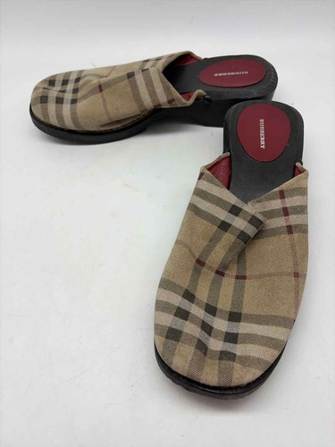 Sandali mulo burberry marrone - burberry,