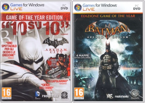 Lotto videogiochi batman - videogiochi, pc: