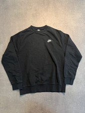 Felpa Nike Nera Piccolo Logo